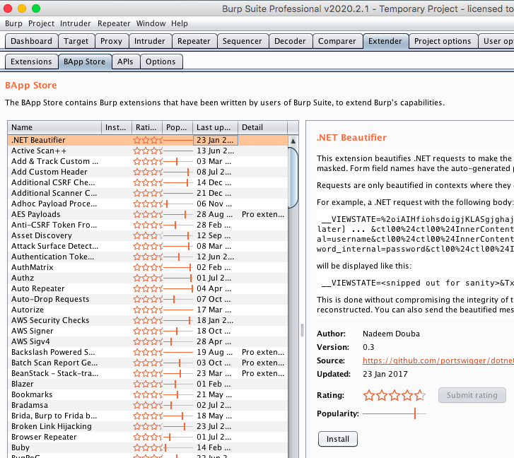 downloading Burp Suite Professional 2023.10.2.3